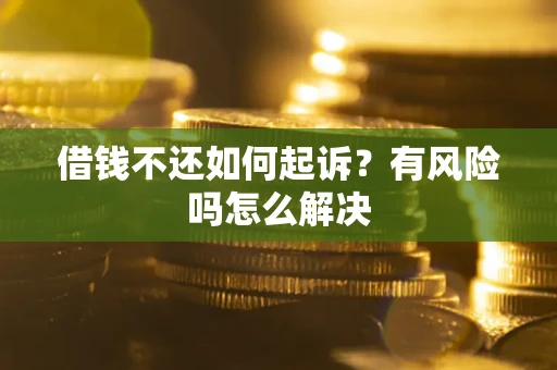 北京借钱不还如何起诉？有风险吗怎么解决