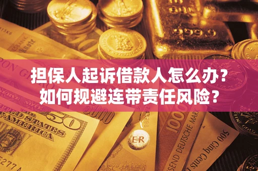 北京担保人起诉借款人怎么办？如何规避连带责任风险？